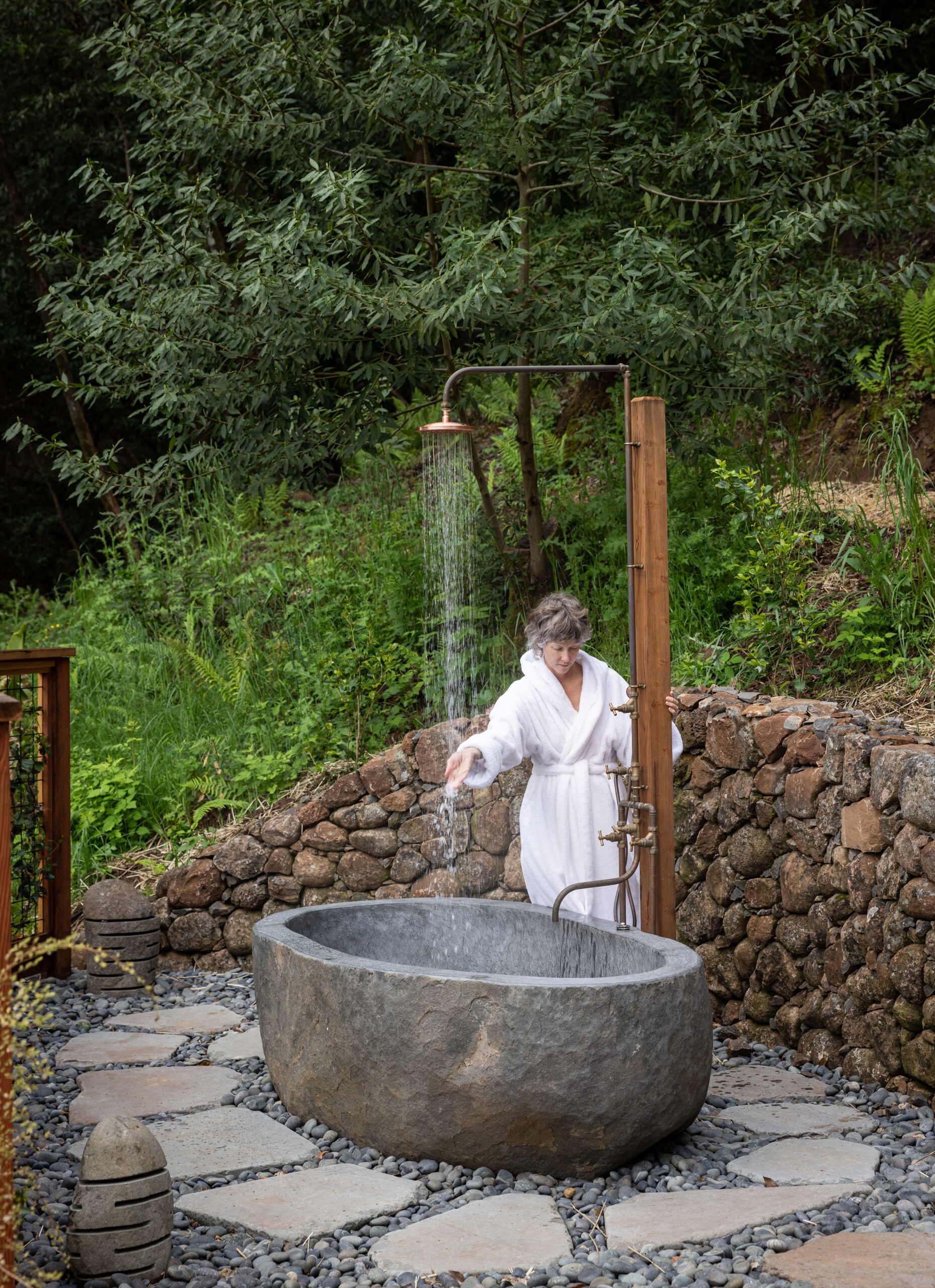 Japanese Tea Garden & Balinese Soaking Tub - NewTree Ranch